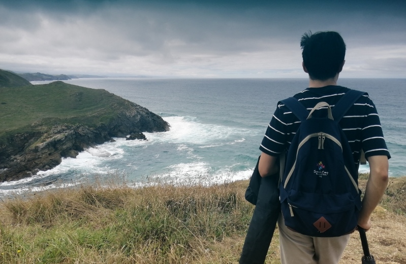 Desde Santa Justa, frente al mar Cantábrico