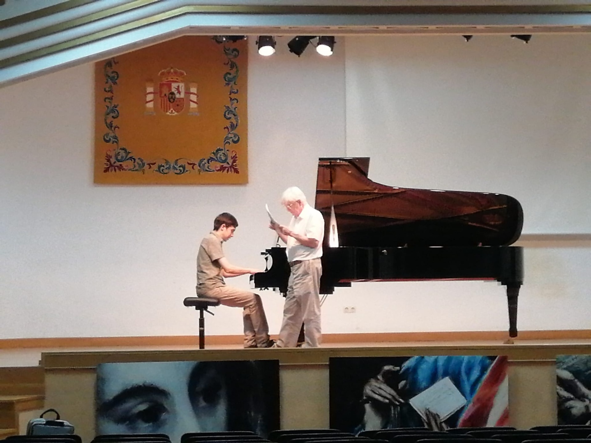 Con Ramón Coll, Toledo, julio 2019